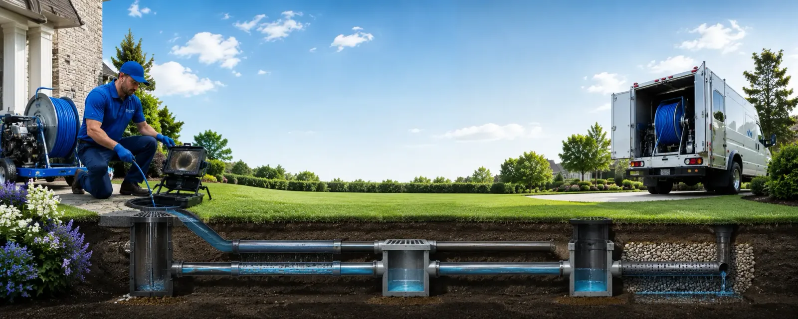 Outdoor drain cleaning information for Green Valley, IL